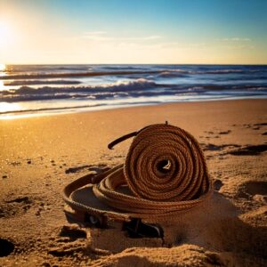 Golden organic Leash - Heavy Duty
